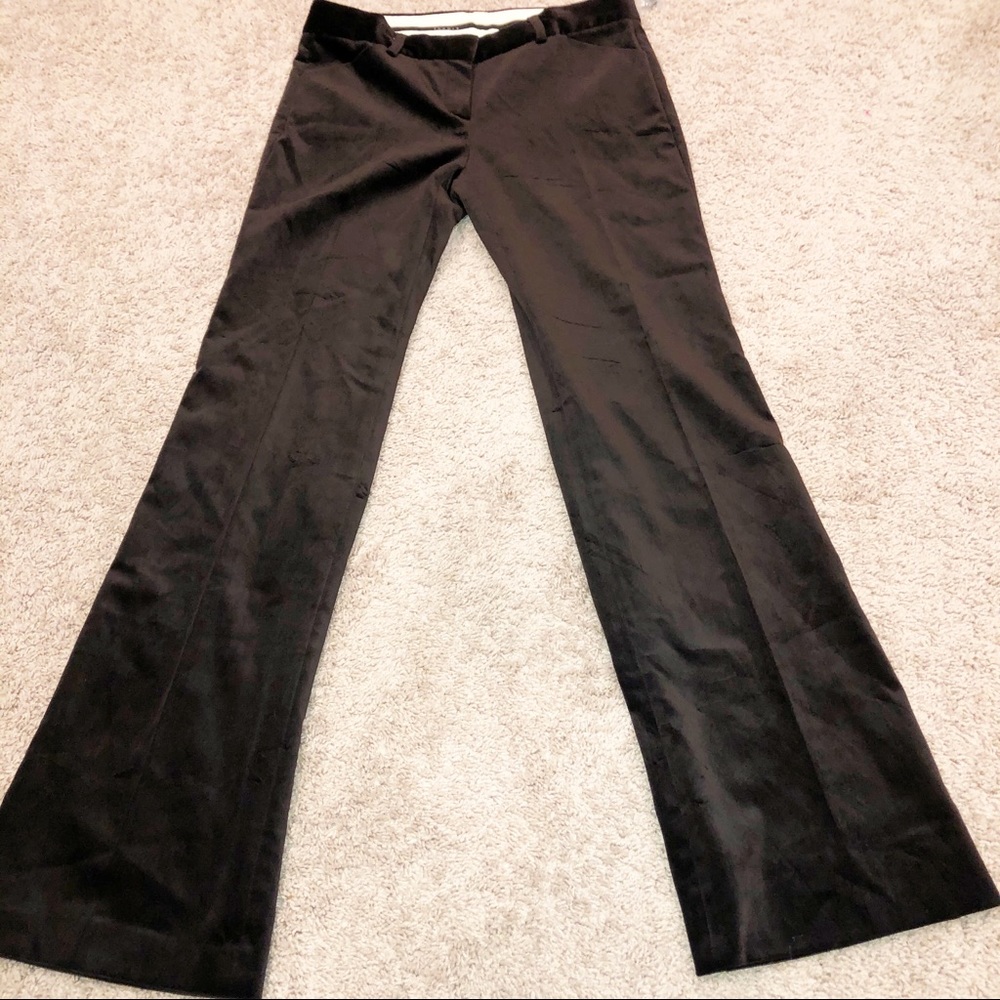 Theory NWT brown velvet trousers size 8